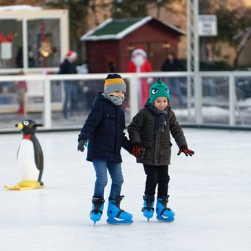 Ice skating